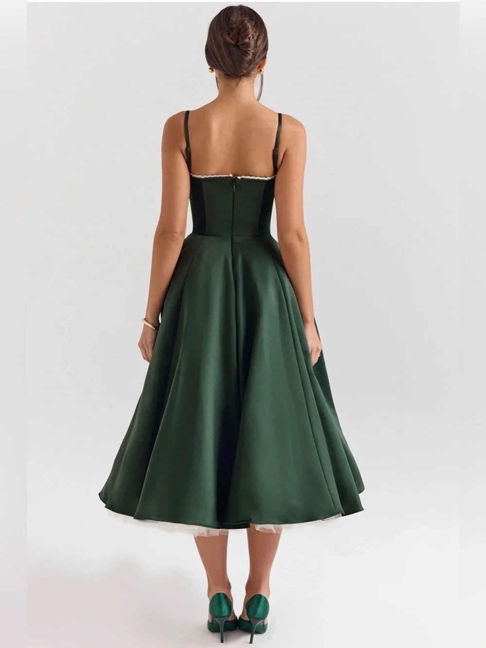 House of CB Forest Green Mademoiselle NWOT - Picture 2 of 4